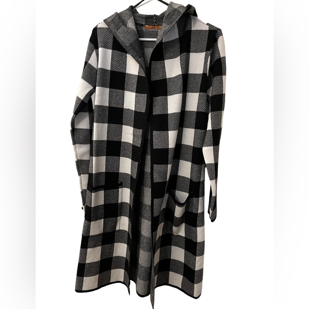 NWT long sweater with hoodie. Medium